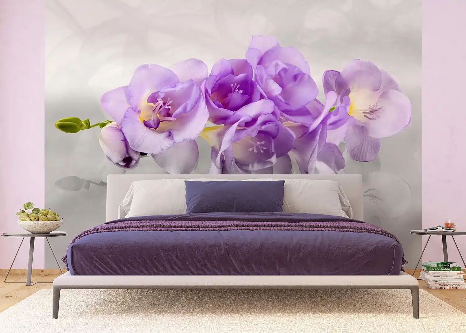Violet Orchids | Made-to-Measure Wallpaper | Artlook | FTNXXL 2400 5