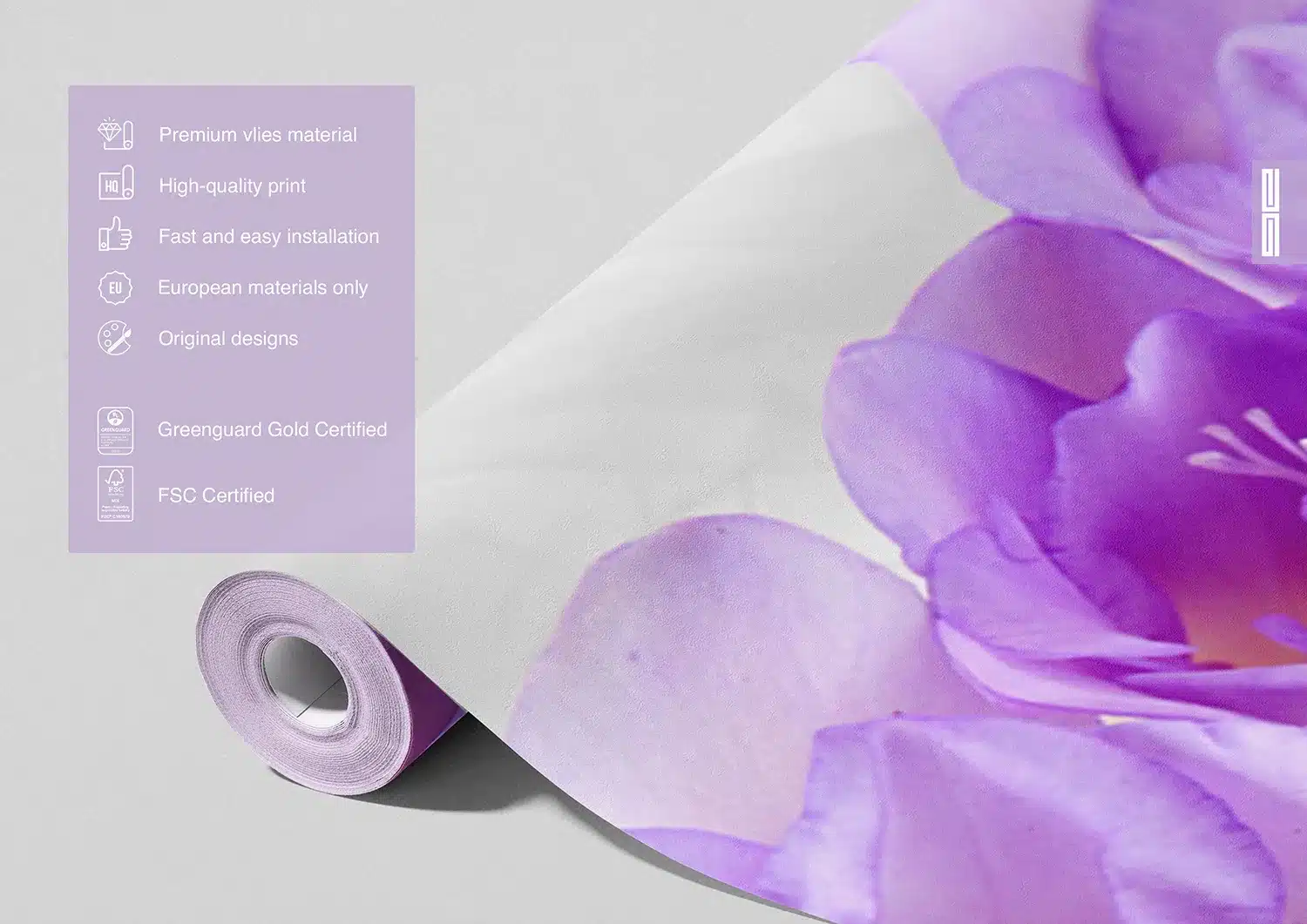 Violet Orchids | Made-to-Measure Wallpaper | Artlook | FTNXXL 2400 7
