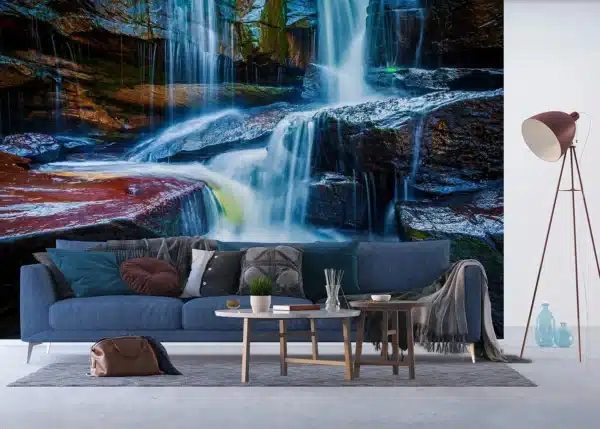 Blue Waterfall | Made-to-Measure Wallpaper | Artlook | FTNXXL 2426