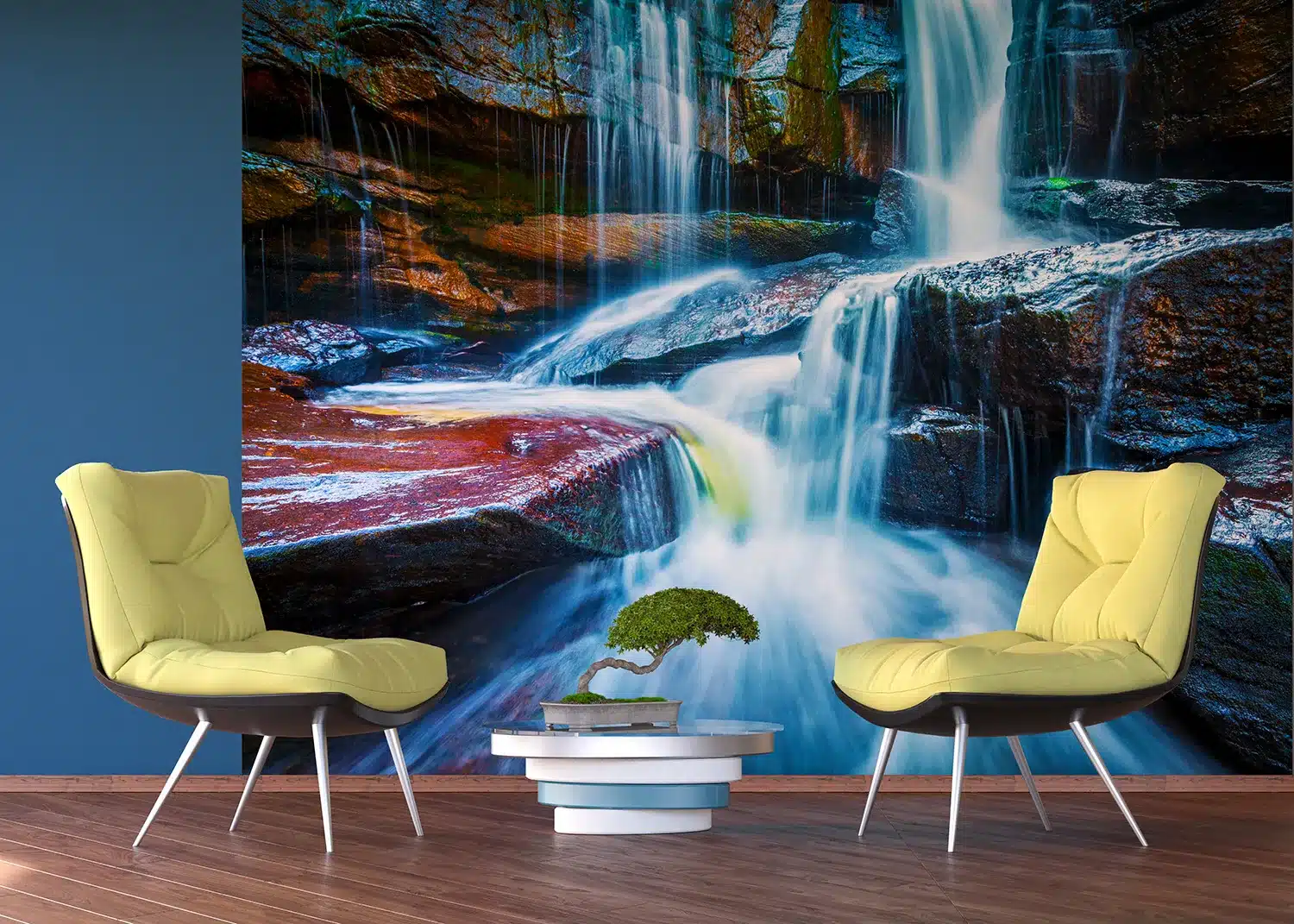 Blue Waterfall | Made-to-Measure Wallpaper | Artlook | FTNXXL 2426 5