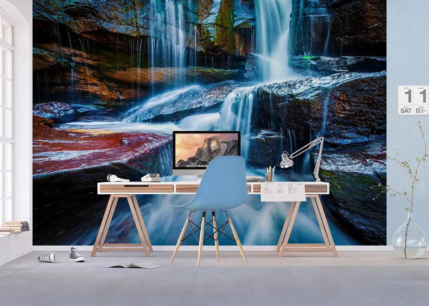 Blue Waterfall | Made-to-Measure Wallpaper | Artlook | FTNXXL 2426 6