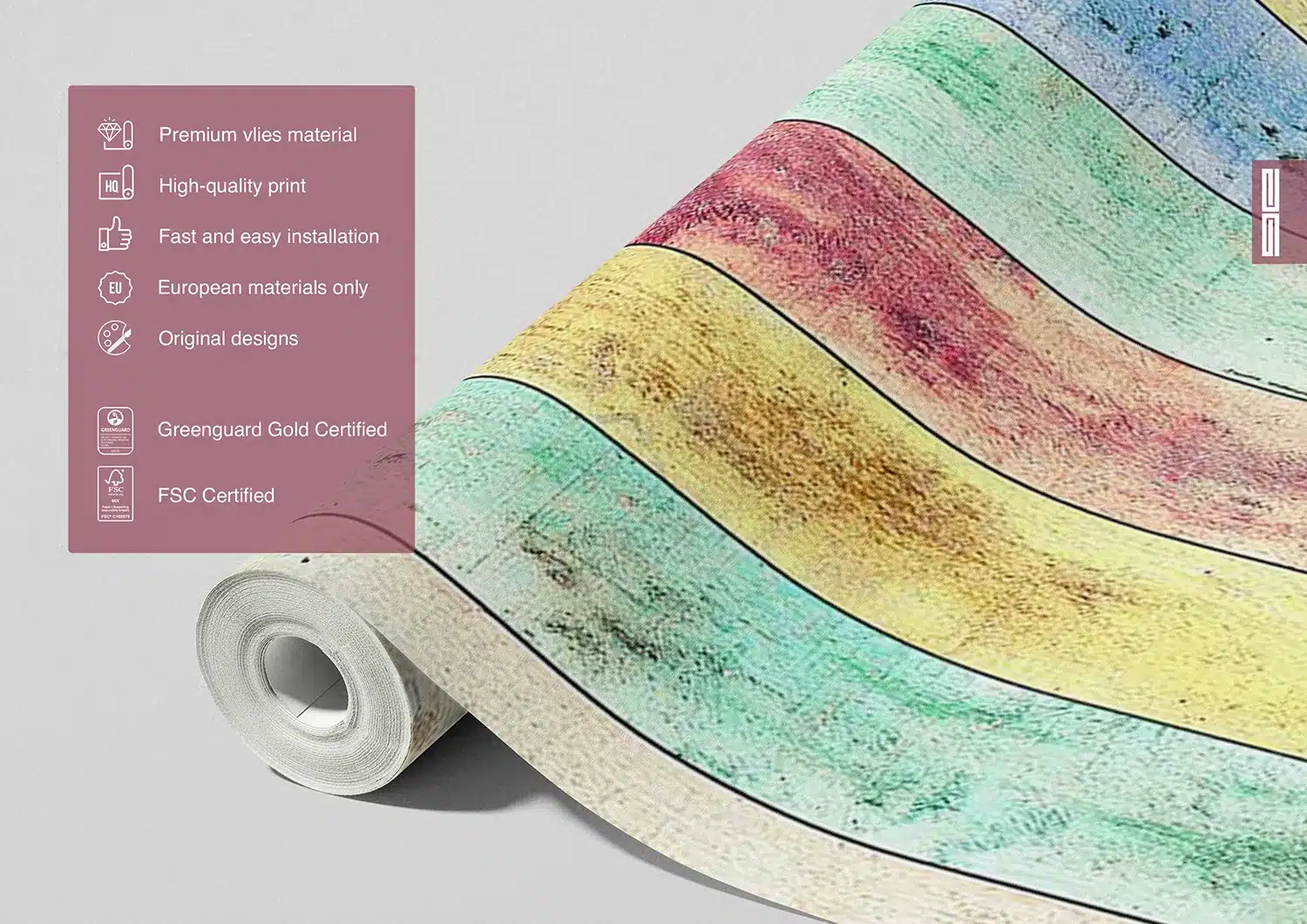 Colored Board | Made-to-Measure Wallpaper | Artlook | FTNXXL 2430 7