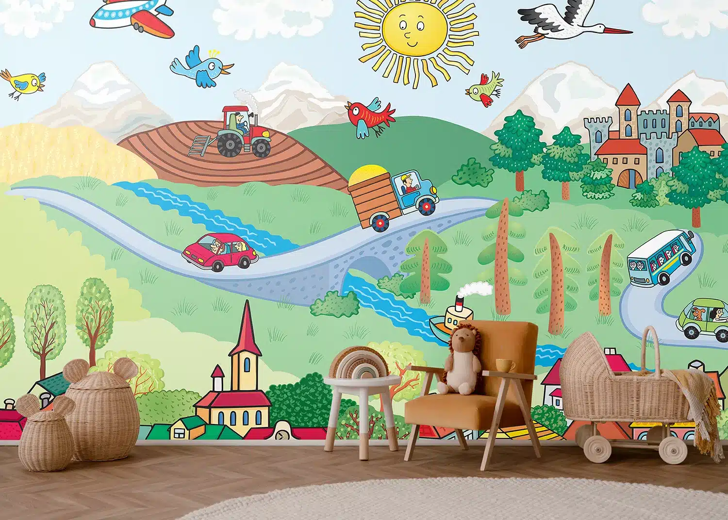Countryside | Made-to-Measure Kids Wallpaper | Artlook | FTNXXL 2483