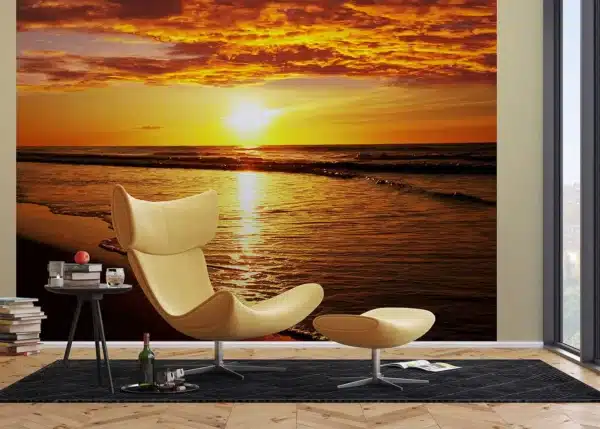 Warm Sea Sunset | Made-to-Measure Wallpaper | Artlook | FTNXXL 2487