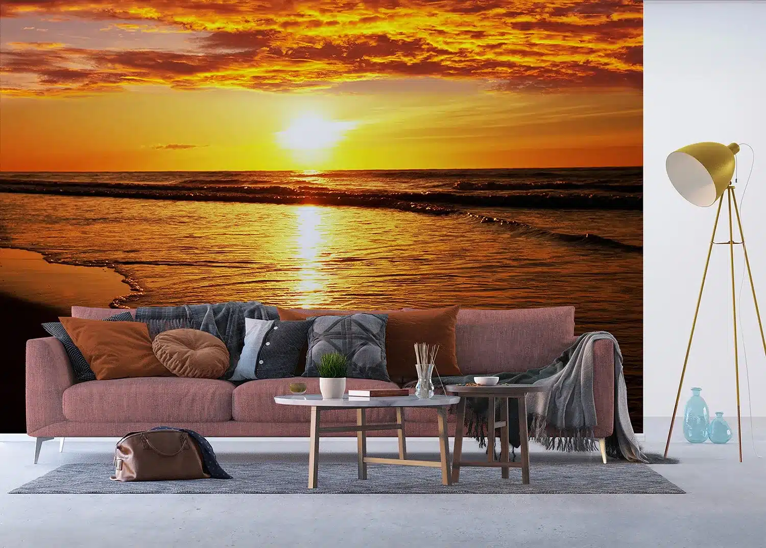Warm Sea Sunset | Made-to-Measure Wallpaper | Artlook | FTNXXL 2487 4