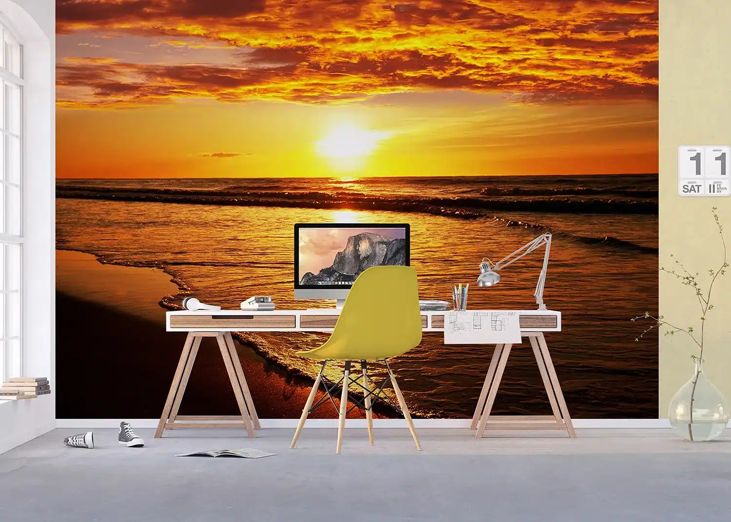 Warm Sea Sunset | Made-to-Measure Wallpaper | Artlook | FTNXXL 2487 5