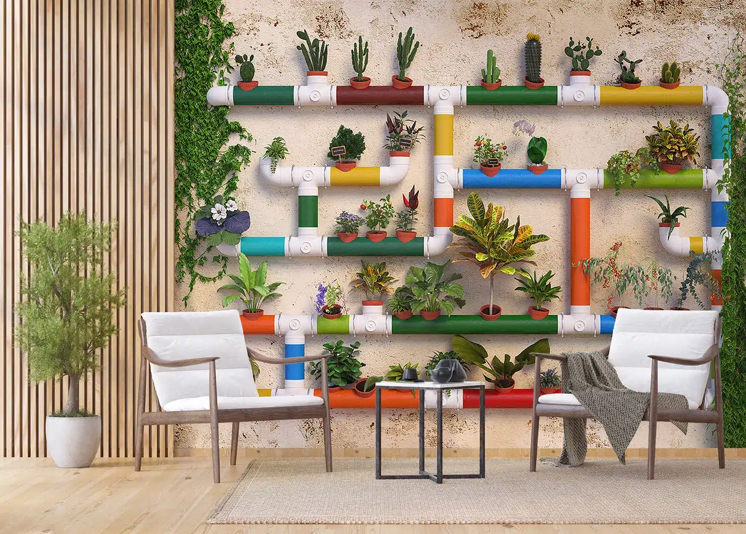 Plants Wall | Made-to-Measure Wallpaper | Artlook | FTNXXL 2488 2