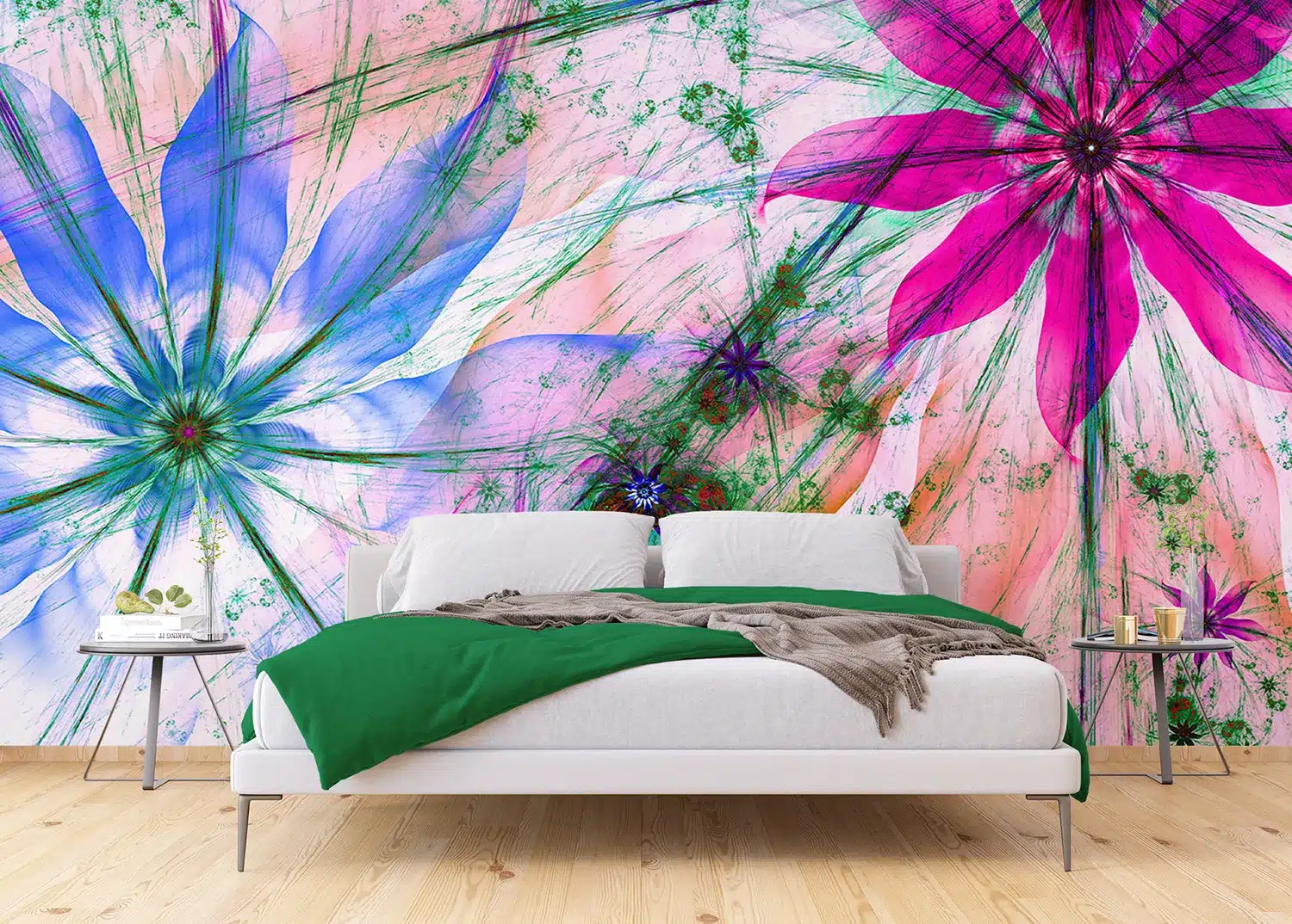 Flowers Silhouettes | Made-to-Measure Wallpaper | Artlook | FTNXXL 2492 3