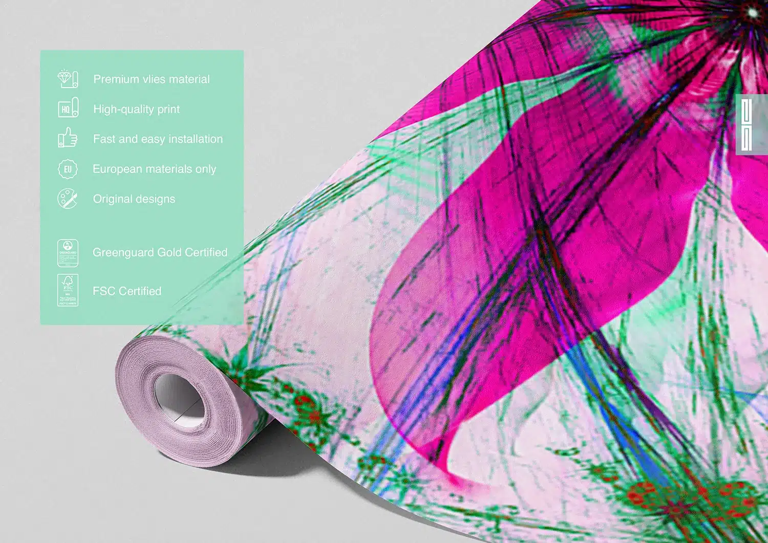 Flowers Silhouettes | Made-to-Measure Wallpaper | Artlook | FTNXXL 2492 7