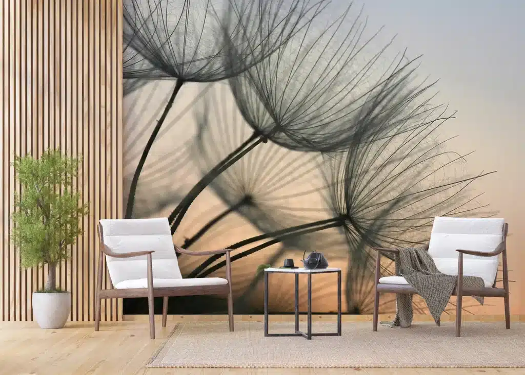 Wall Mural Dandelion Closeup, Made to Measure, FTNXXL 2494 2