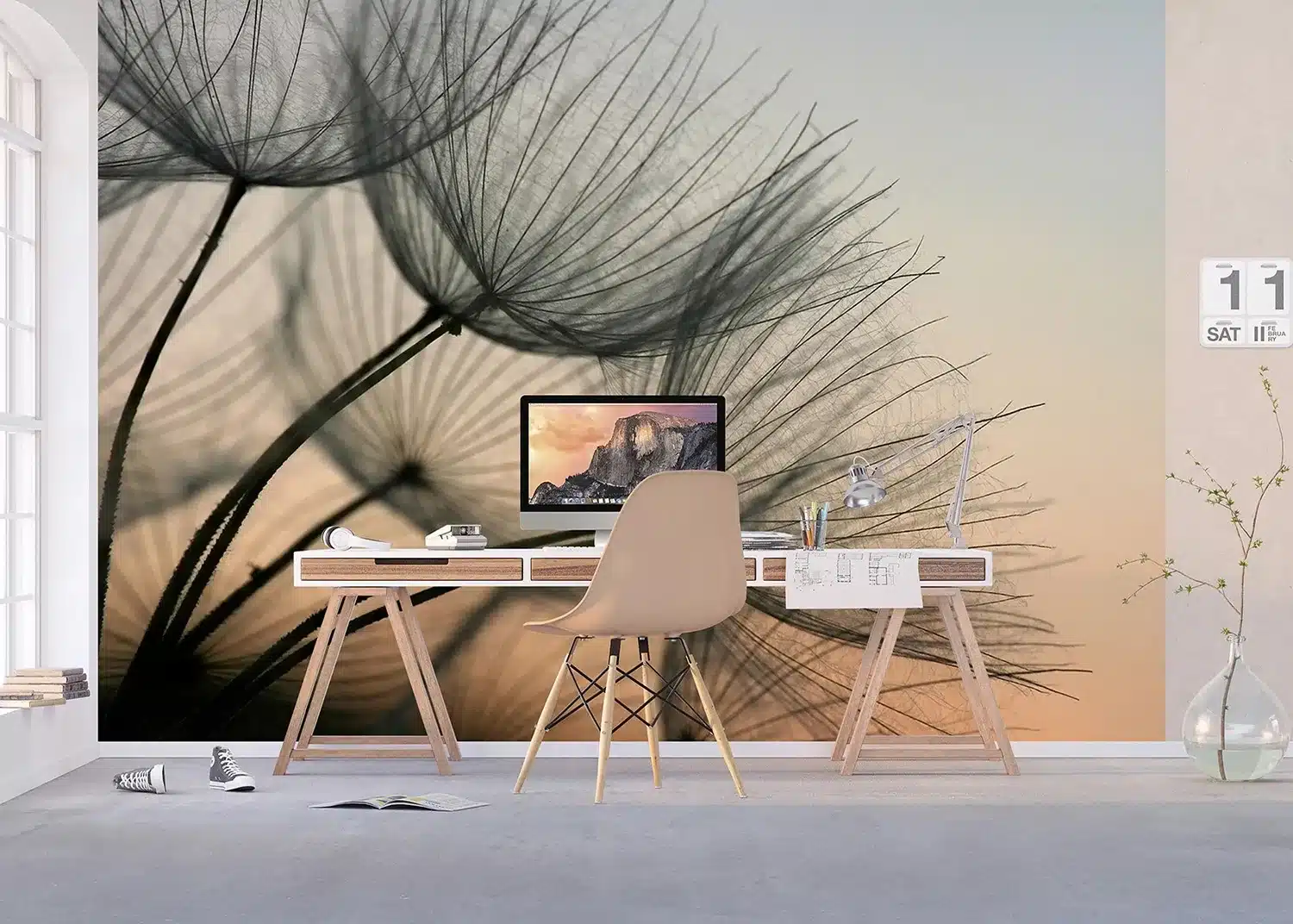 Dandelions at Sunrise | Made-to-Measure Wallpaper | Artlook | FTNXXL 2494 7