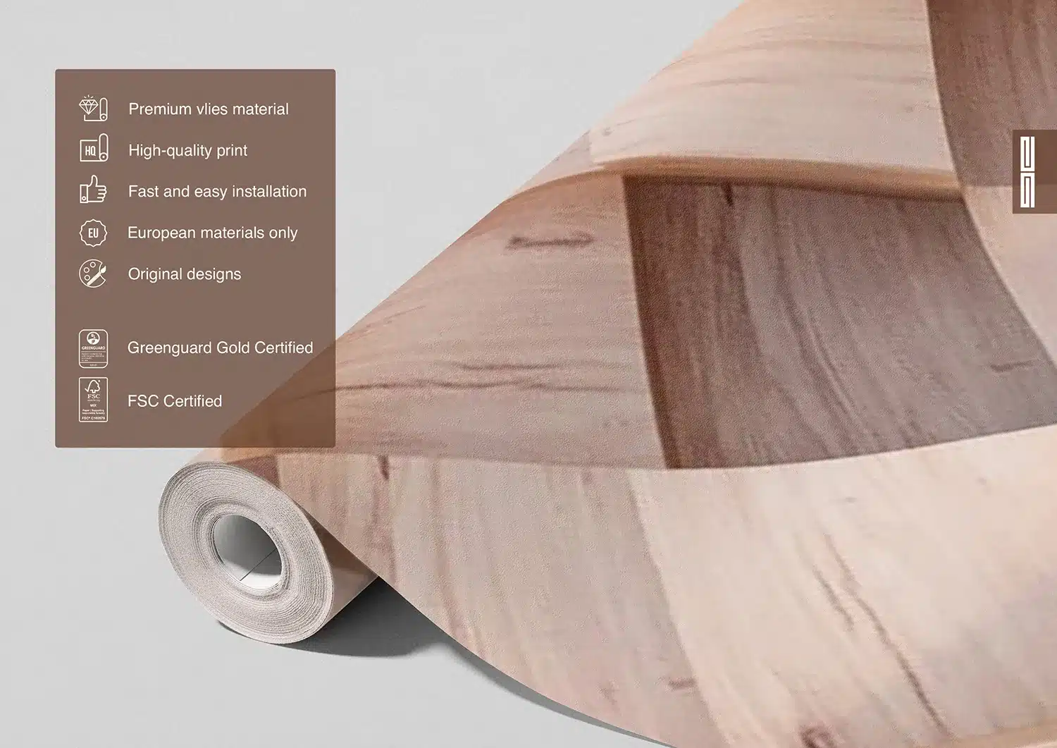 Wooden Cubes | Made-to-Measure Wallpaper | Artlook | FTNXXL 2496 7