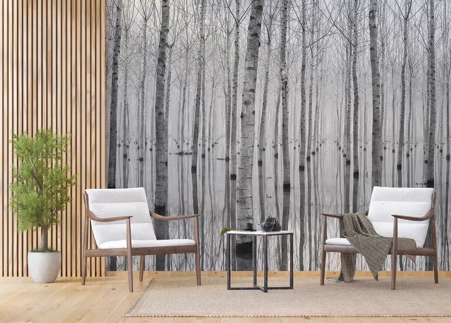 Birch Reflection | Made-to-Measure Wallpaper | Artlook | FTNXXL 3004 2