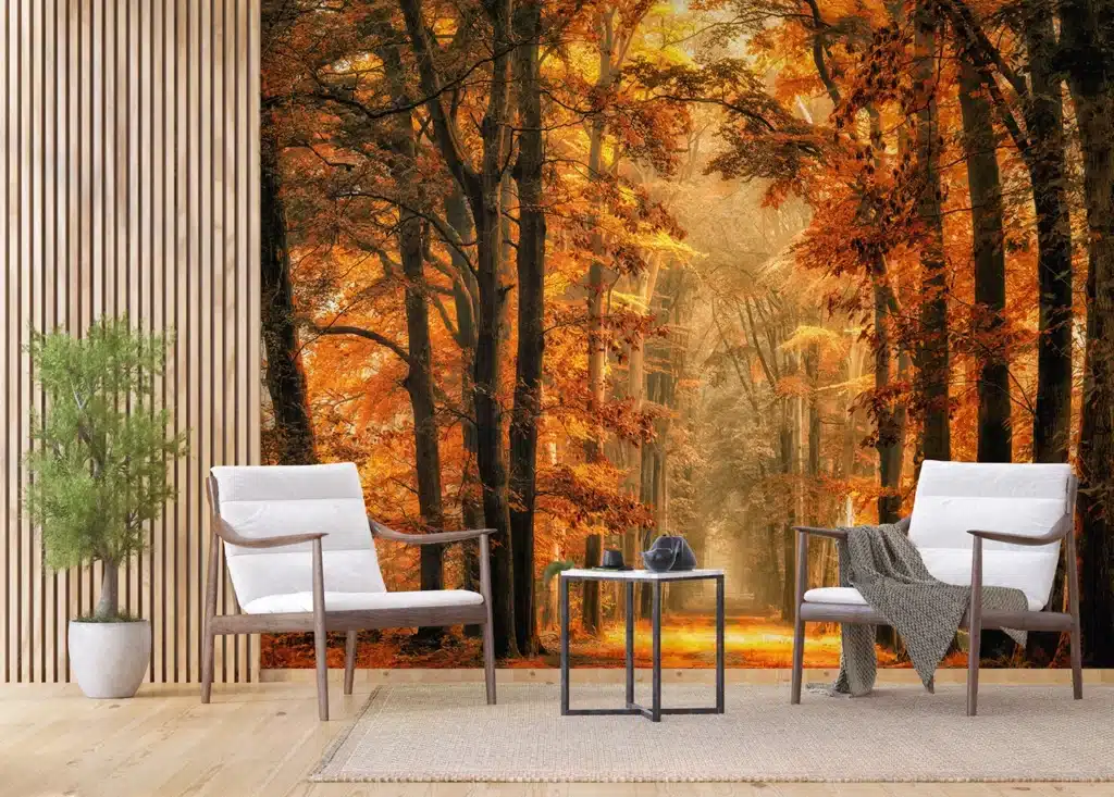 Wall Mural Golden Path, Made to Measure, FTNXXL 3009 6