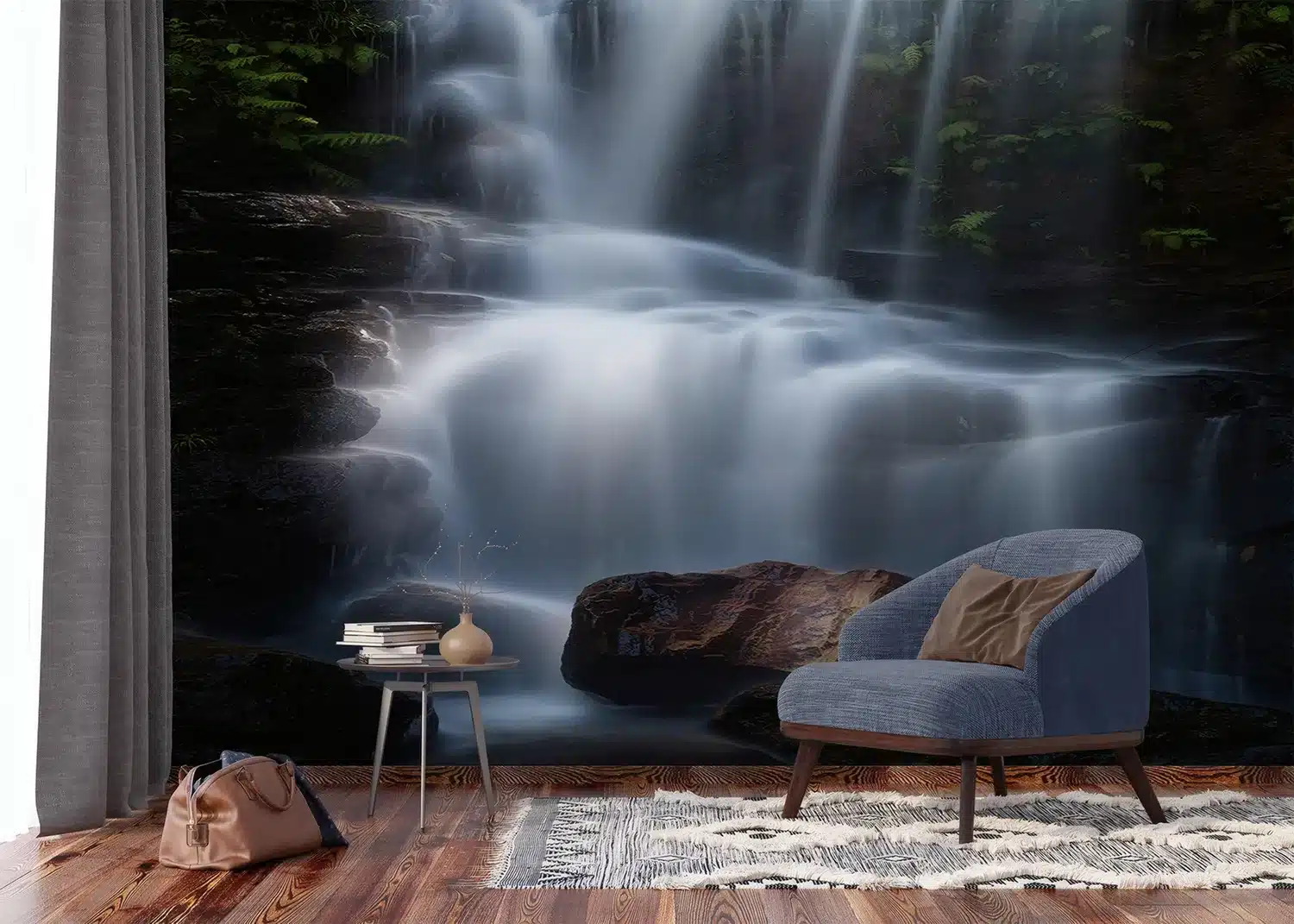 Dark Waterfall | Made-to-Measure Wallpaper | Artlook | FTNXXL 3023
