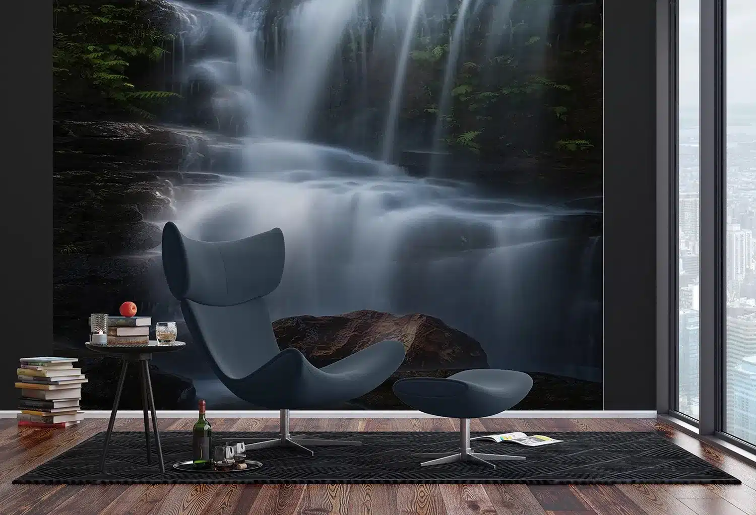 Dark Waterfall | Made-to-Measure Wallpaper | Artlook | FTNXXL 3023 4