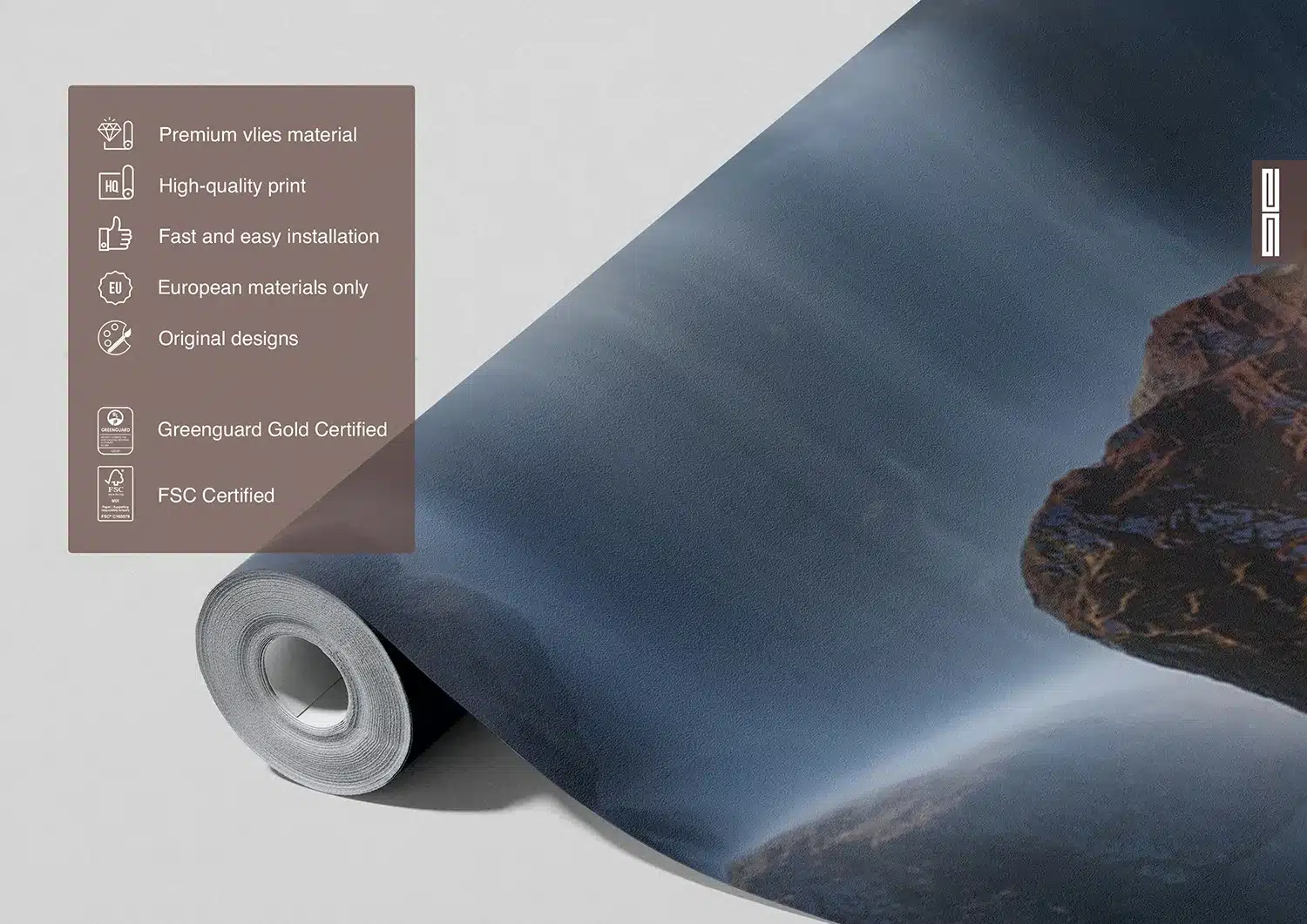 Dark Waterfall | Made-to-Measure Wallpaper | Artlook | FTNXXL 3023 5