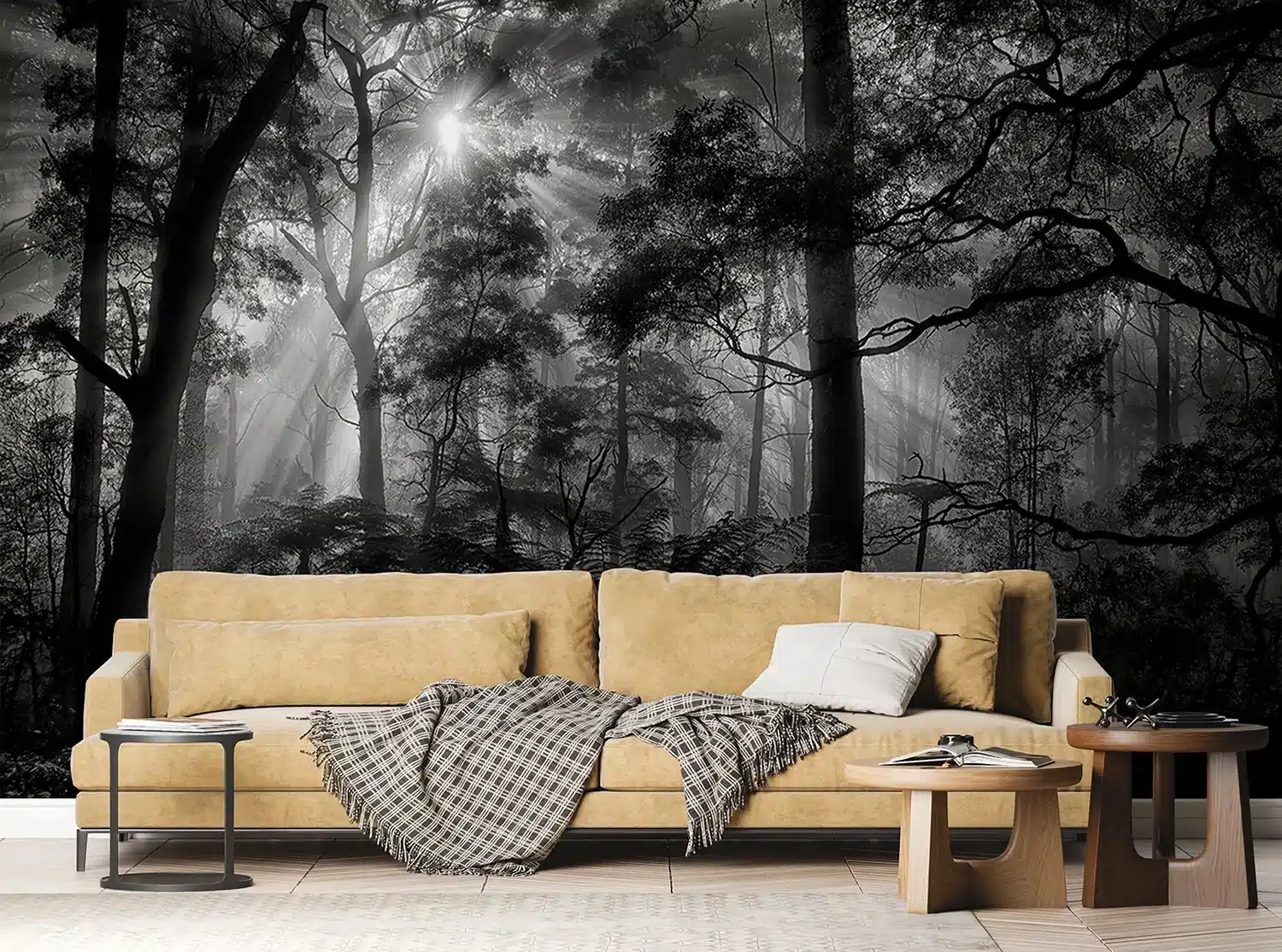 Monochrome Forest | Made-to-Measure Wallpaper | Artlook | FTNXXL 3027 6