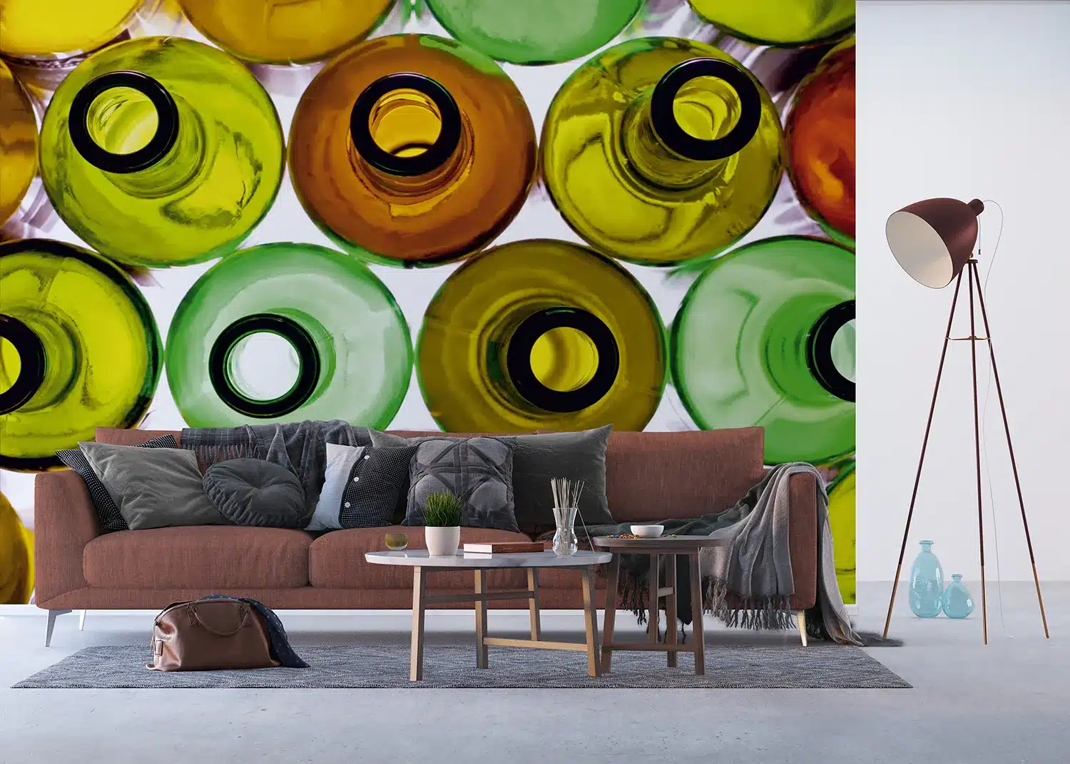 Glass Bottles | Made-to-Measure Wallpaper | Artlook | FTNXXL 0319 2