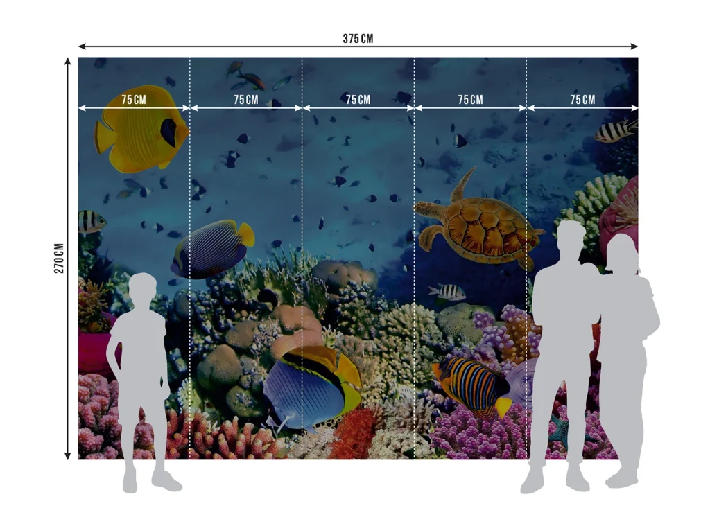 Wall Mural Underwater, Made to Measure, FTNXXL 0375 4