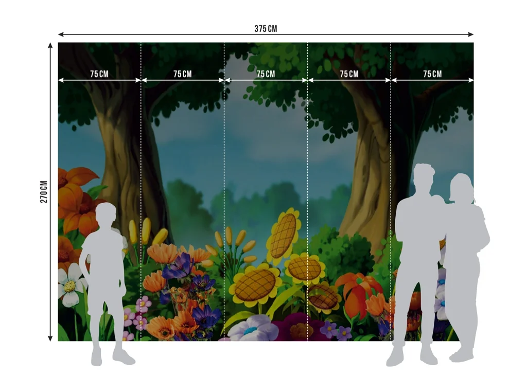 Wall Mural Forest, 360 x 270 cm, FTNXXL 0402 7