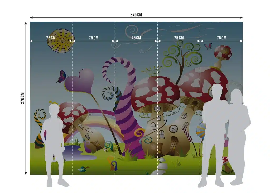 Wall Mural Wonderland, 360 x 270 cm, FTNXXL 0410 4