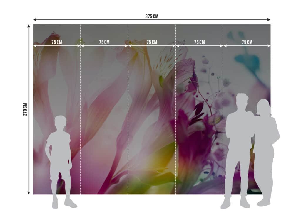 Wall Mural Flowers, Made to Measure, FTNXXL 0443 5