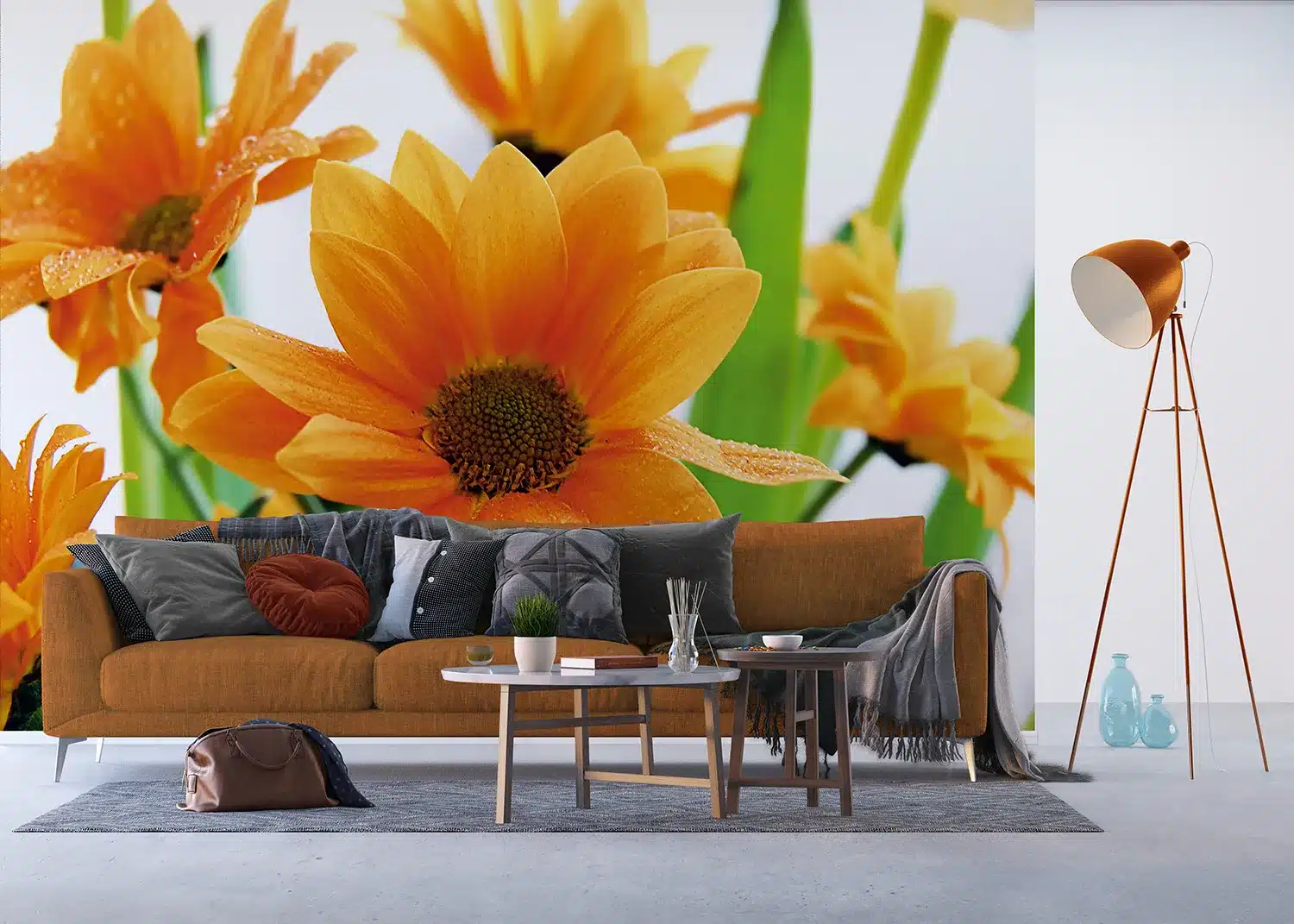 Vibrant Flowers | Made-to-Measure Wallpaper | Artlook | FTNXXL 0450