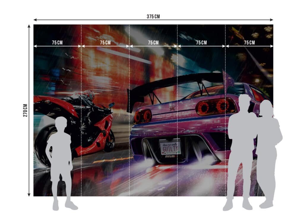 Wall Mural Race, Made to Measure, FTNXXL 0463 4