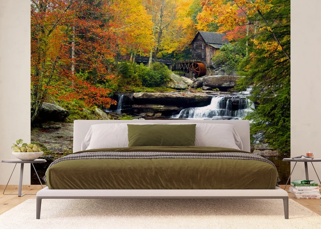 Wall Mural Autumn Mill, Made to Measure, FTNXXL 1116 3