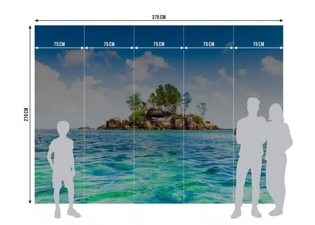 Wall Mural Dream Island, Made to Measure, FTNXXL 1120 7