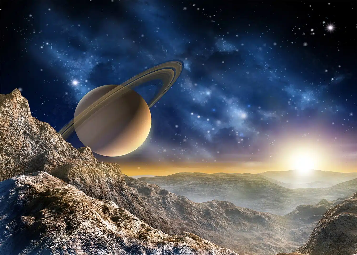 Saturn | Made-to-Measure Wallpaper | Artlook | FTNXXL 1126