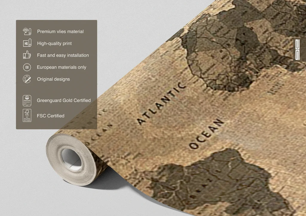 Wall Mural Map, Made to Measure, FTNXXL 1215 7