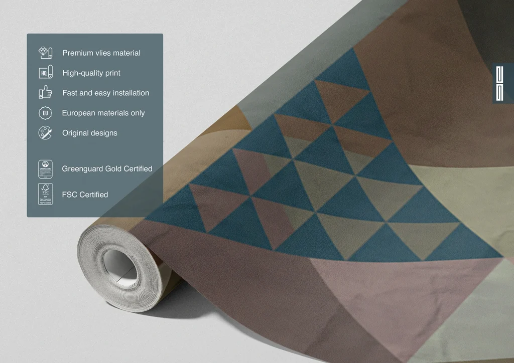 Wall Mural Triangles, Made to Measure, FTNXXL 1222 5