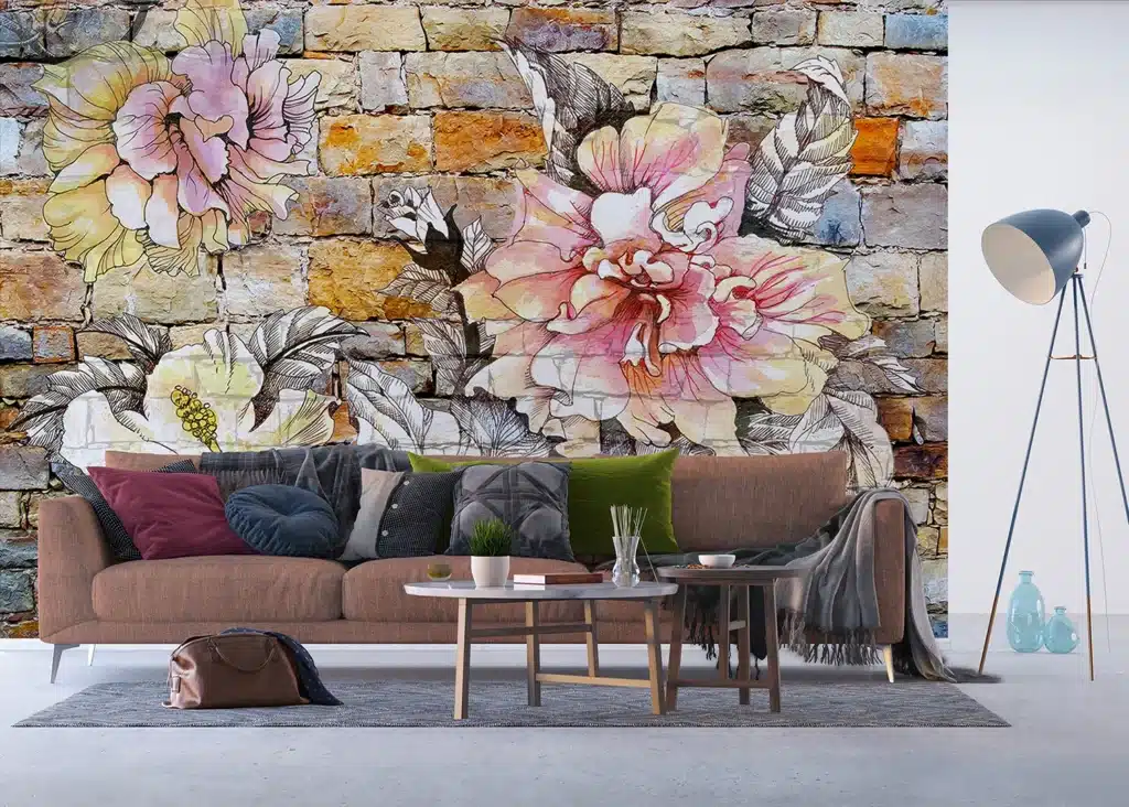 Wall Mural Flowers, Made to Measure, FTNXXL 1227 4
