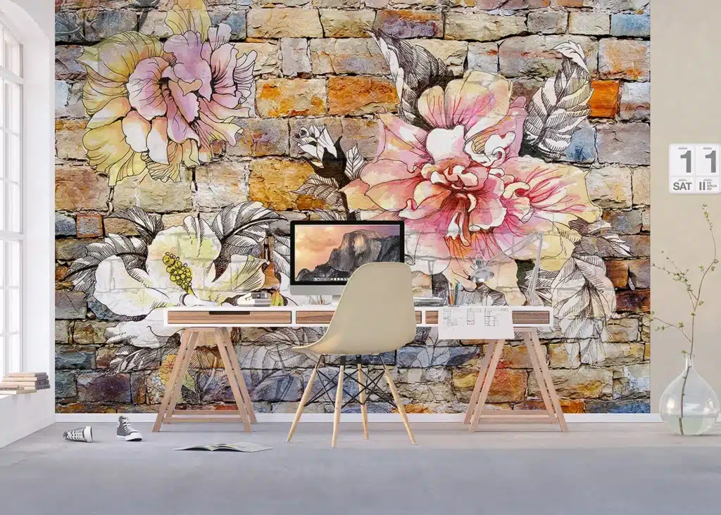 Wall Mural Flowers, Made to Measure, FTNXXL 1227 5