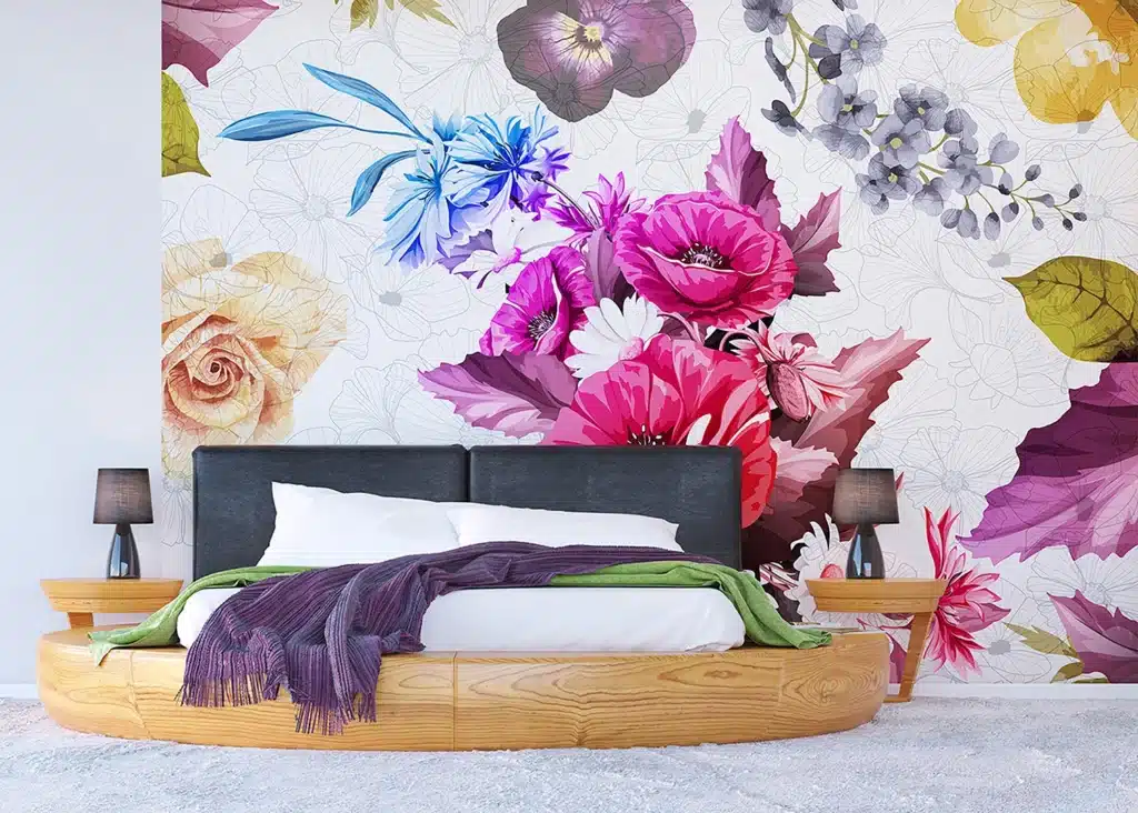 Wall Mural Tender Flowers, Made to Measure, FTNXXL 1229 5