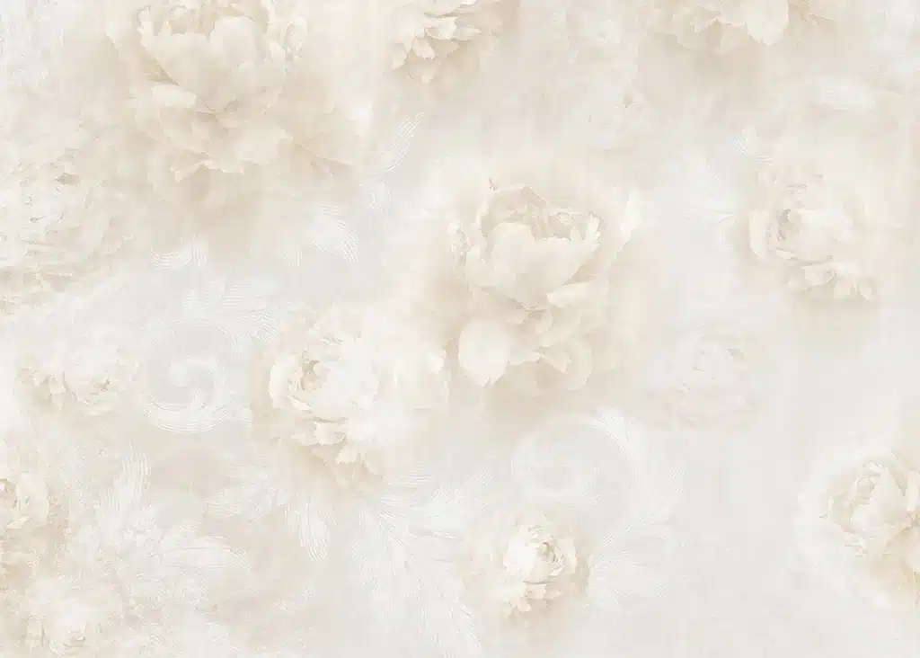Wall Mural Subtle Roses, Made to Measure, FTNXXL 1231