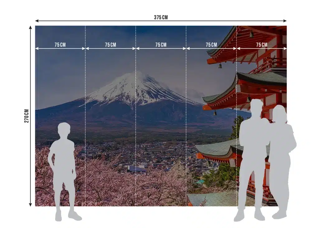 Wall Mural Mount Fuji, Made to Measure, FTNXXL 1238 8