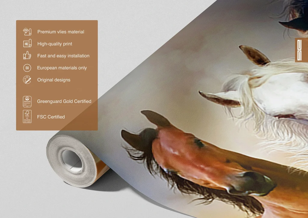 Wall Mural Horses, Made to Measure, FTNXXL 1239 7