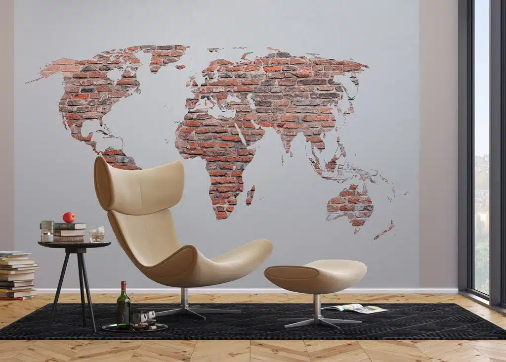 Wall Mural Map, Made to Measure, FTNXXL 1240 2