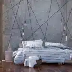 Wall Mural Concrete Lines, 375 x 270 cm, FTNXXL 1241