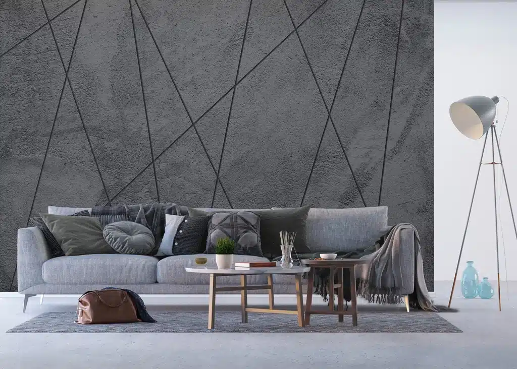 Wall Mural Concrete Lines, Made to Measure, FTNXXL 1241 3