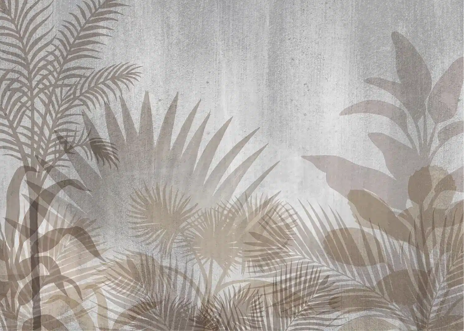 Leaves Silhouettes | Made-to-Measure Wallpaper | Artlook | FTNXXL 1242