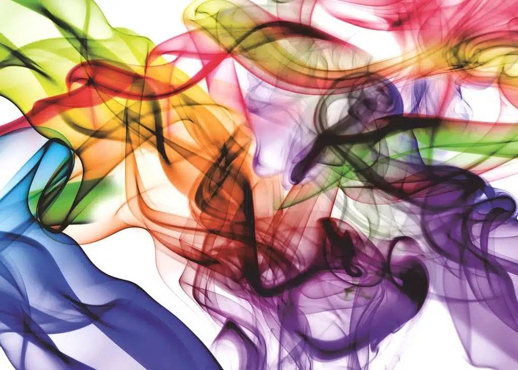 Wall Mural Colorful Smoke, Made to Measure, FTNXXL 1243