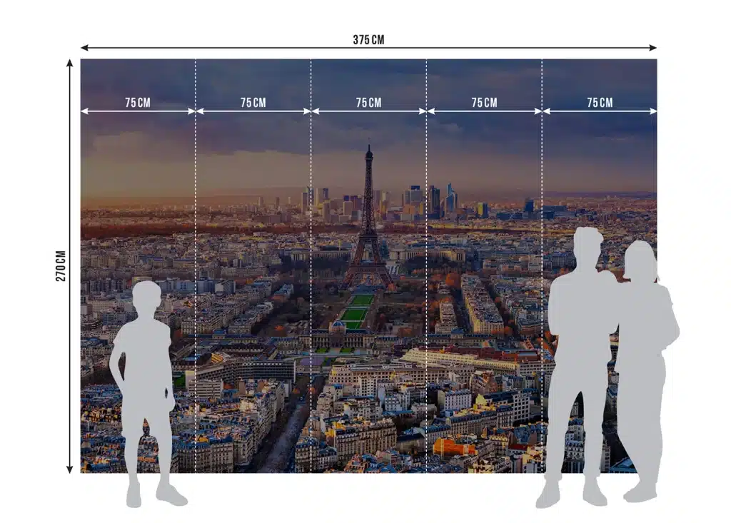 Wall Mural Paris, Made to Measure, FTNXXL 2401 8