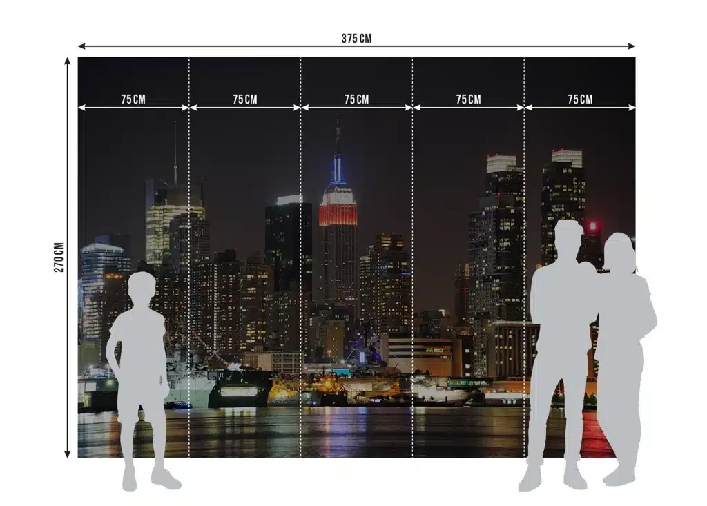 Wall Mural Night, Made to Measure, FTNXXL 2411 8