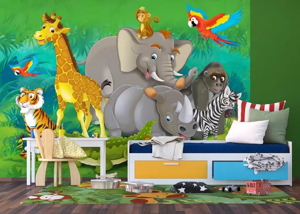 Wall Mural Jungle Animals, Made to Measure, FTNXXL 2420 4