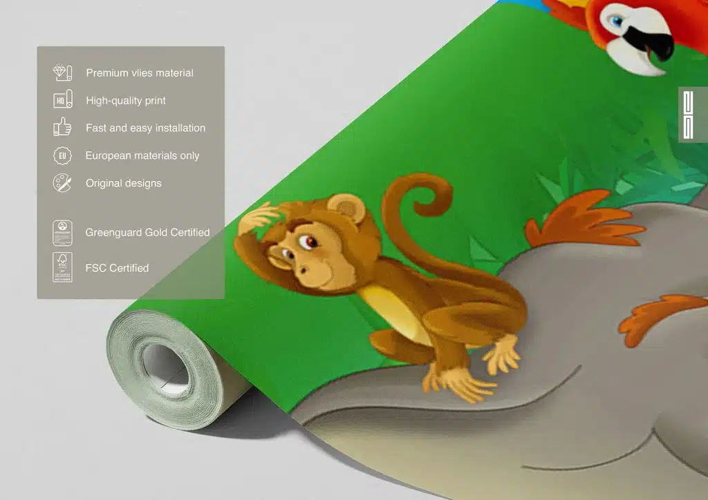 Wall Mural Jungle Animals, Made to Measure, FTNXXL 2420 5