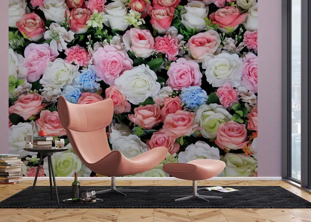 Wall Mural Flowers, Made to Measure, FTNXXL 2428 2